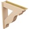 Ekena Millwork 7 1/2-in W x 30-in D x 34-in H Funston Trad Rough Cedar Woodgrain TimberThane Outlooker, Primed Tan OUTUR075X30X34FST04RCPR - alternate 3